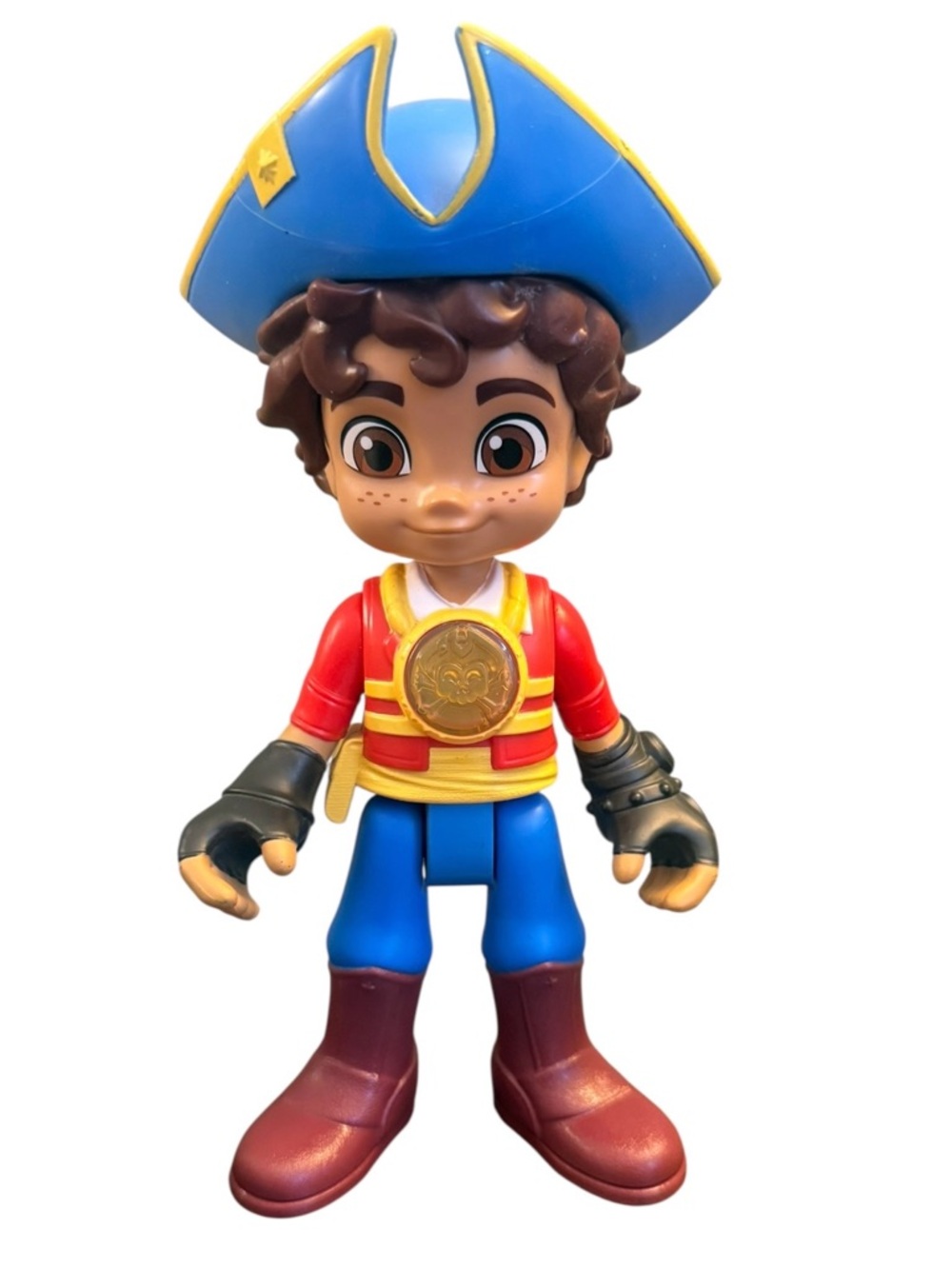 "SANTIAGO OF THE SEAS" Talking Pirate Figure Nickelodeon 2021 Light Up Toy
